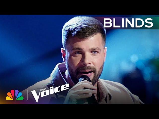 Zach Foreman Tells His Story Covering "Eight Second Ride" | The Voice Blind Auditions | NBC