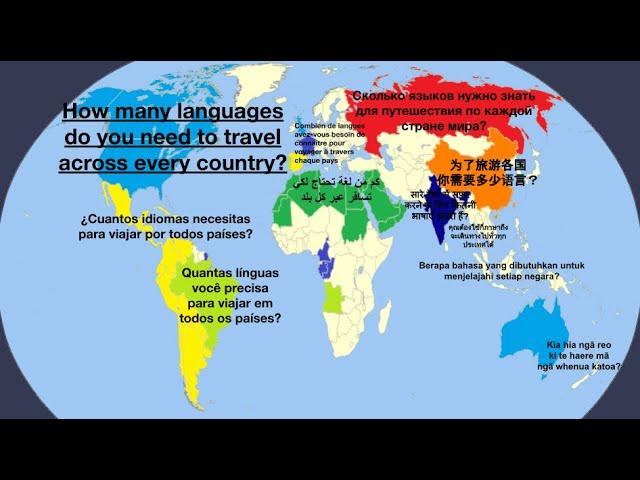 How Many Languages Are Needed To Travel Across Every Country?