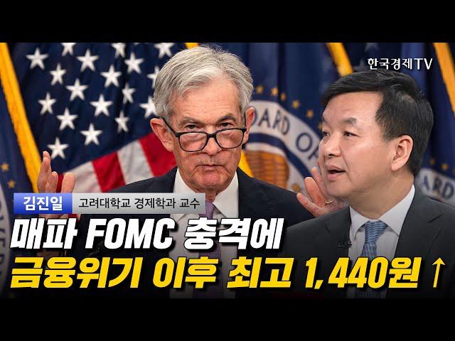 매파 FOMC 충격에 금융위기 이후 최고 1,440원↑ I 김진일 I 美증시 I 트럼프 I 금리인하 I 디스인플레이션 I 코스피 I 코스닥 I FOMC I