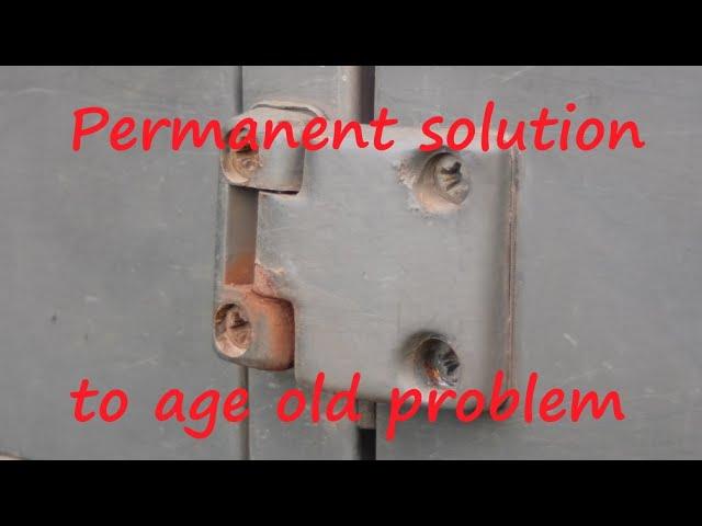 Defender door hinges - permanent fix for an old problem