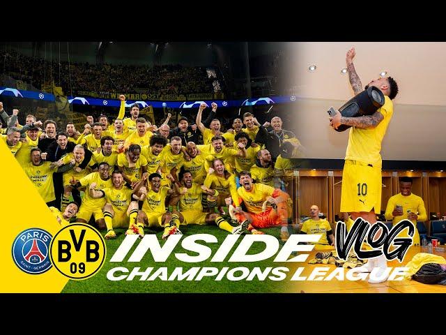 Escalation in the dressing room, party in the away end, final! | Inside Vlog CL | PSG-BVB