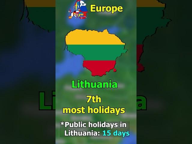 The Country with most Holidays???