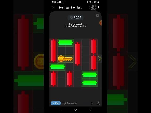 Hamster Kombat mini game play August 1