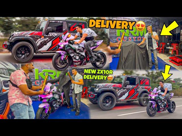 New Zx10r Delivery️ | New Look | New Wrap Taking Delivery SUPERBIKE