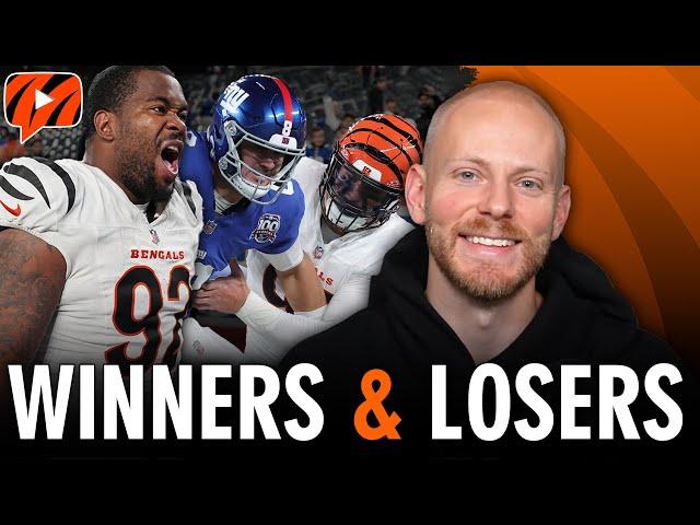 Bengals WINNERS & LOSERS After Win Over Giants on Sunday Night Football