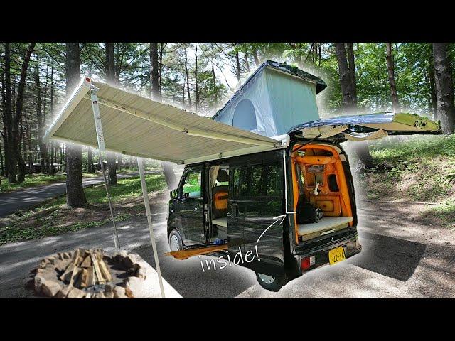 Inside a Tiny Japanese Camper Van - Kei Wagon Tour!