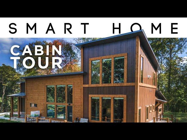 Modern Tech Meets Rustic Cabin | Nashville Home Tour!