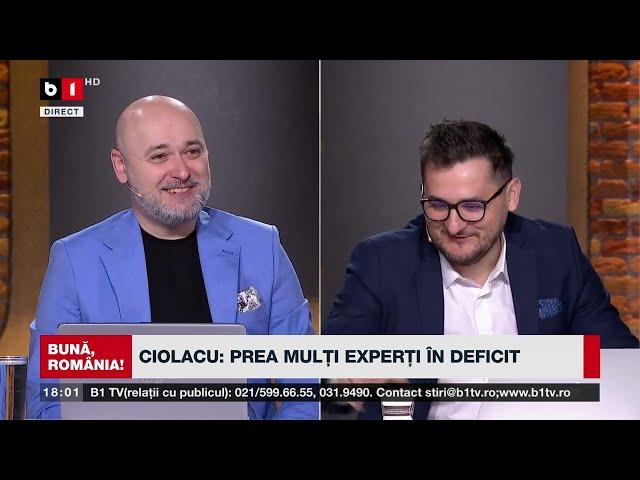 BUNĂ, ROMÂNIA! CIOLACU: PREA MULȚI EXPERȚI ÎN DEFICIT / CÂCIU, EXPLICAȚII DESPRE VILĂ. P1/2