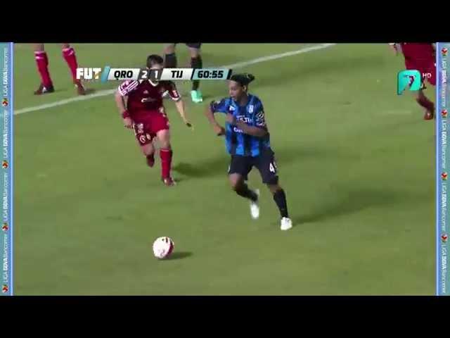 Caño y No Look Pass de Ronaldinho a Nuñez | Queretaro 2-1 Tijuana Torneo Clausura 2015 Liga MX