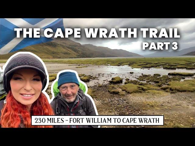 Long distance hiking Scotland | CAPE WRATH TRAIL | Wild camp in thunderstorm!! ️