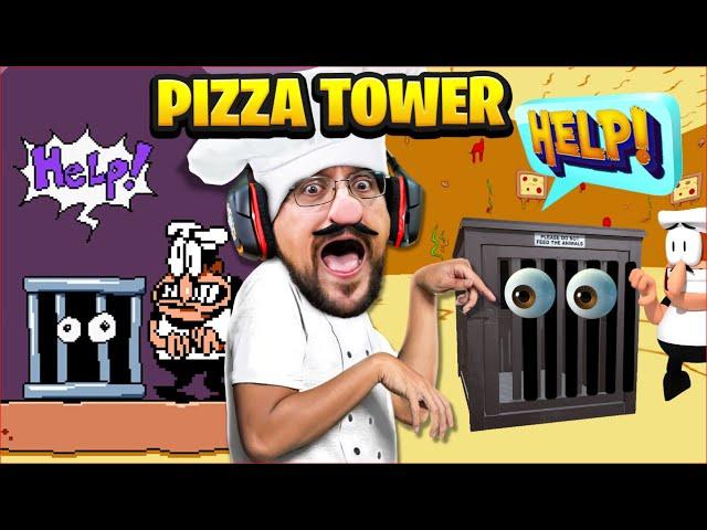 Pizza Tower 2D vs 3D vs Roblox! (FGTeeV Peppino's Mach 3 Speed)