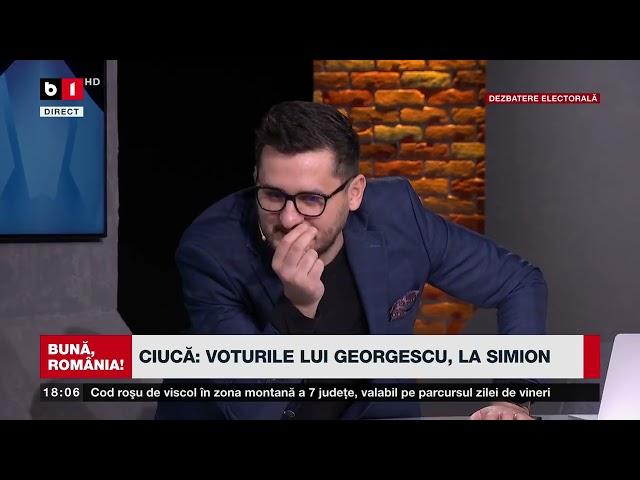 Bună, România! cu Buzăianu și Zamfir  Călin Georgescu, lovit de BEC. Clipuri șterse pe Tik Tok