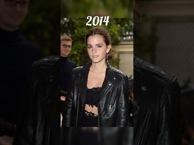 Emma Watson in different years 