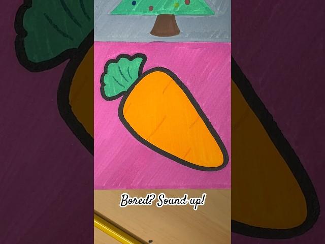 Carrot!  #art #coloring #drawing #coloringchannel #relaxing #asmrart #asmr