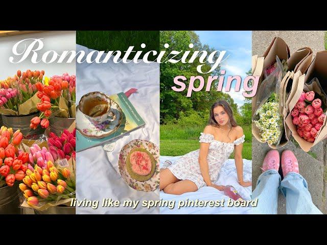 living like my *SPRING* pinterest board  aesthetic spring vlog