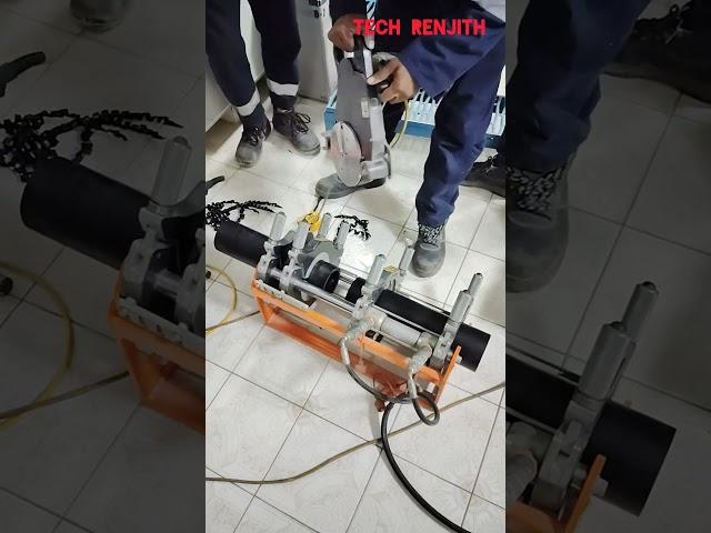 HDPE pipe joint full process#SHORTS