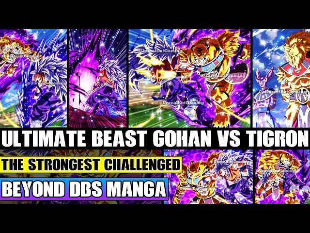 Beyond Dragon Ball Super Ultimate Beast Gohan Vs God Of Destruction Tigron! A New Power Challenged