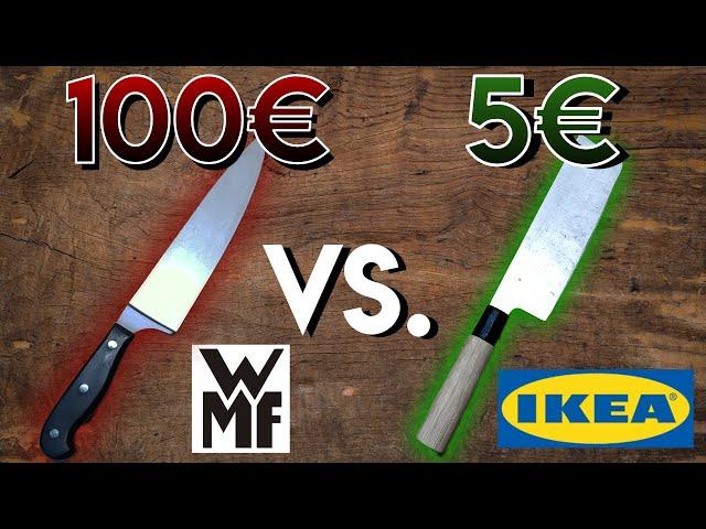 5€ Ikea Messer besser als 100€ WMF Messer ?