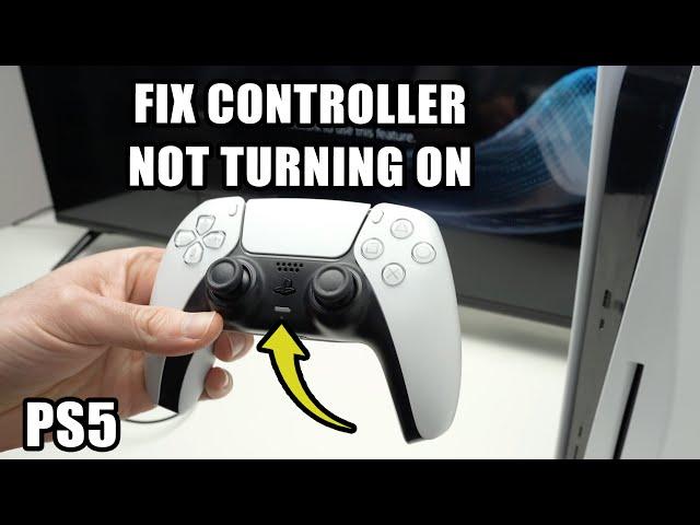 PS5 : How to Fix Controller NOT turning ON