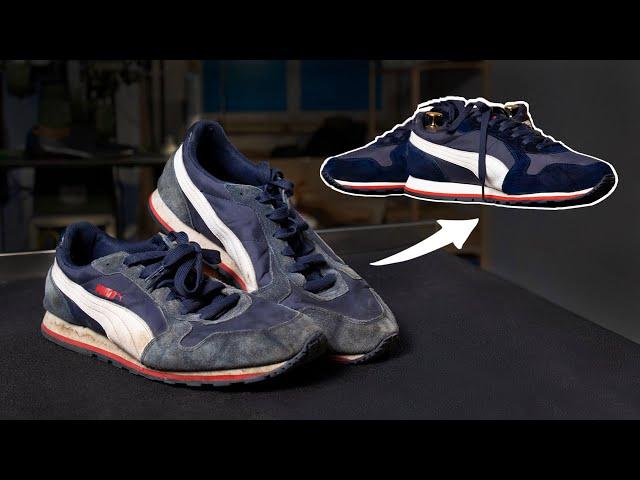 A SECOND CHANCE for PUMA sneakers |Shoe restoration