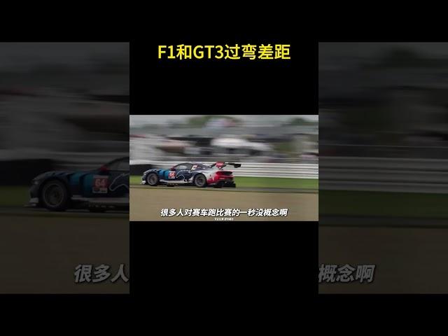 同样是赛车，过弯差距到底有多大？#F1 #GT3