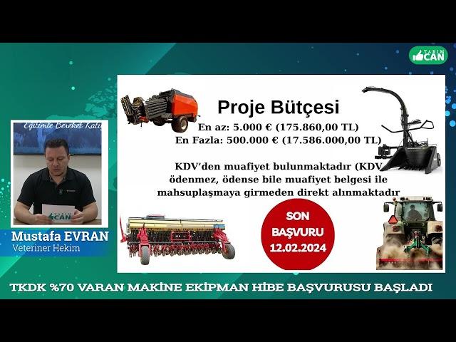 2024 Makine Ekipman Hibe Başvuruları Başladı %60-70 Hibe KDV Dahil 81 ilde geçerli