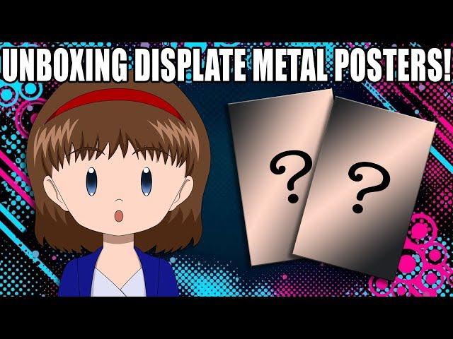 UNBOXING METAL POSTERS FROM DISPLATE! - Ft.Zombifaction