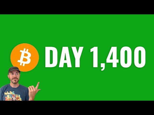 Buying $1 Bitcoin EVERY Day 1,400