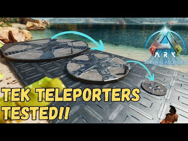 New TEK Teleporters Tested in ARK Survival Ascended