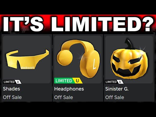 So it actually went limited... But roblox messed it up. (Gold Clockwork Headphones Now LIMITED)