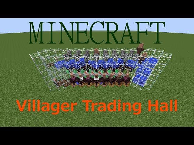 Tutorial: Villager Trading Hall in Minecraft (Compact, Simple and Effective)