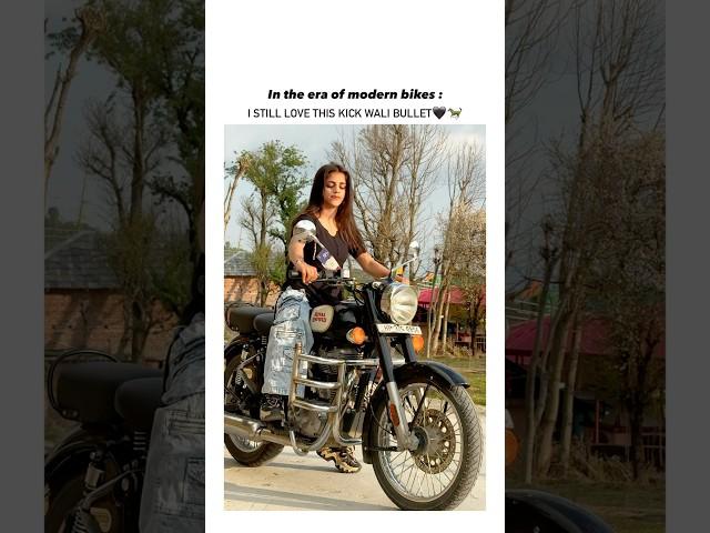 My true love  #bulletgirl  #bulletlover #bulletridergirl #royalenfield #bullet350 #ytshorts