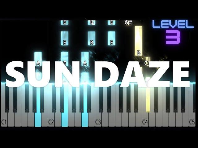 Sun Daze - Florida Georgia Line - EASY Piano Tutorial