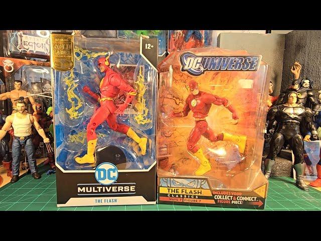 Flash to Flash Comparison - Unboxing Video - DC Multiverse - DC Universe Classics