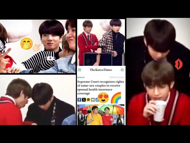 Taekook always clingy and magnetic (taekook moments explanation from run BTS episode 43 and 44)