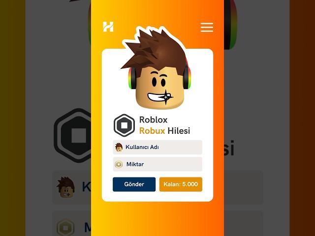 Roblox Robux Hilesi | Bedava Roblox Robux Hilesi 2024