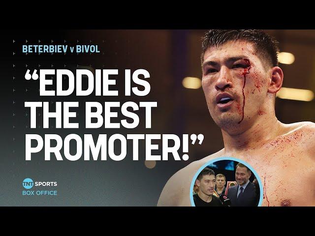 REACTION: Dmitry Bivol pays tribute to promoter Eddie Hearn after defeating Artur Beterbiev ️