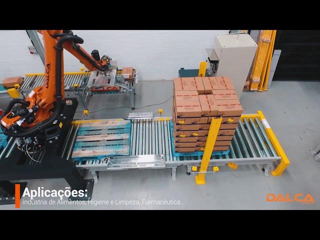 DALCA Brasil - Célula Robotizada de Paletização FlexPall ® R180