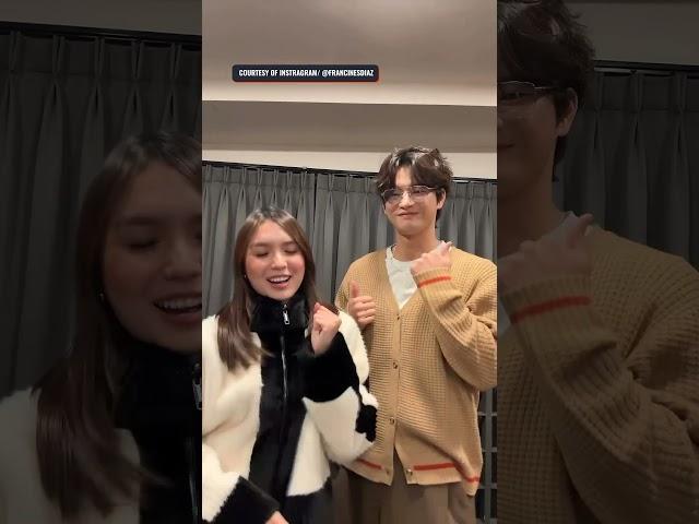 Francine Diaz hops on a TikTok dance trend with South Korean actor Seo In guk