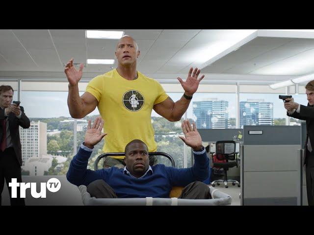 Central Intelligence: Bob and Calvin Gun Fight In The Office (Clip) | truTV