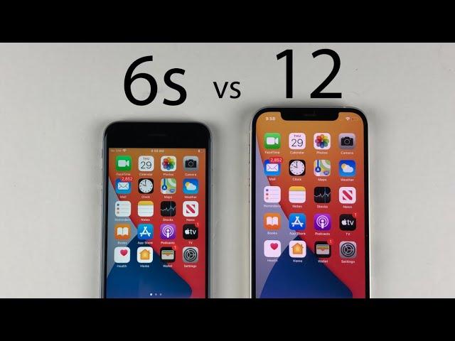 iPhone 12 vs iPhone 6s Speed Test