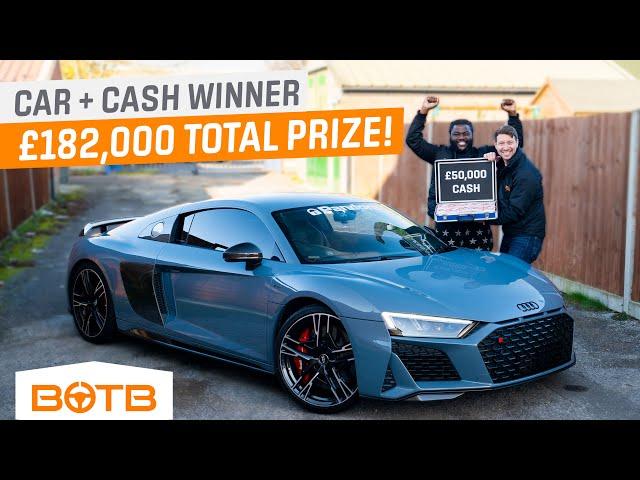 Brixton Music Producer Wins A £132,000 Audi R8 V10 | BOTB Dream Car Winner