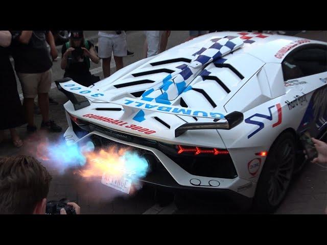 Gumball 3000 Supercars Arriving In Amsterdam! Gintani SVJ Revs! Novitec 812, Shmee150, Chiron Sport