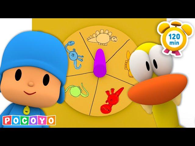  Pocoyo discovers a  MYSTERY DINOSAUR BOX?!  | T-Rex & Velociraptors! | Pocoyo English | Cartoons