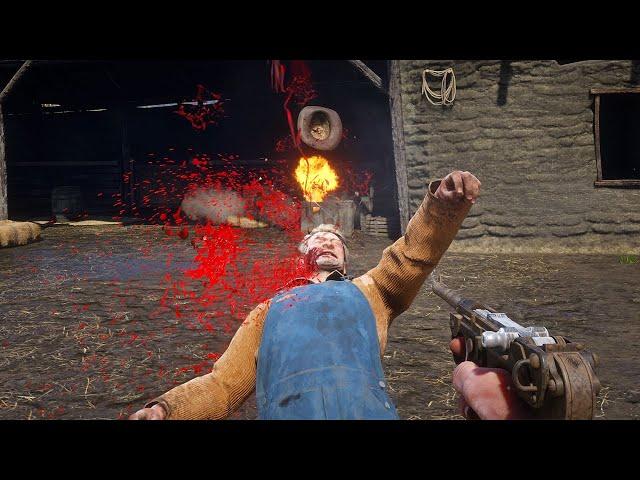 Red Dead Redemption 2 - Slow Motion Brutal Kills Vol.67 (PC 60FPS)