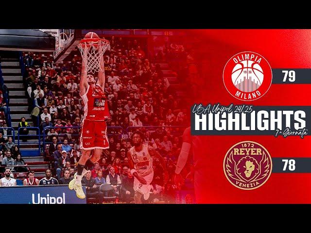 Olimpia Milano - Reyer Venezia Highlights