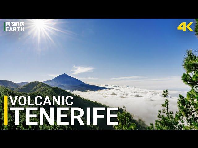 Tenerife 4K | Explore Volcanic Peaks, Ocean Views & Island Calm!