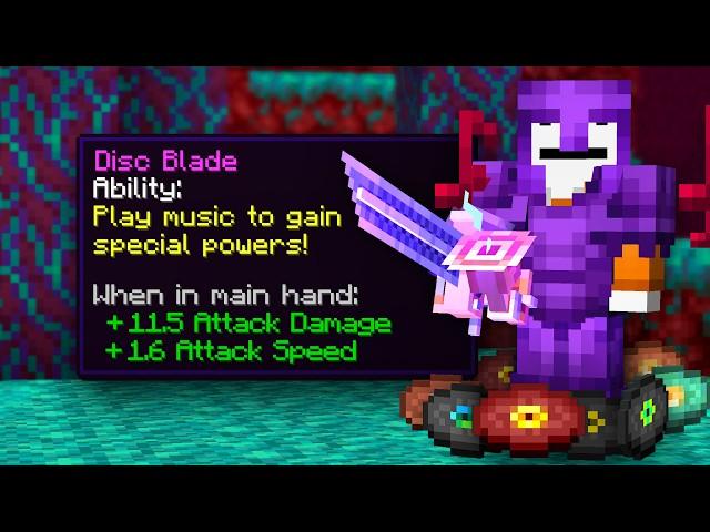 The Disc Blade is OP in Minecraft Hunger Games...