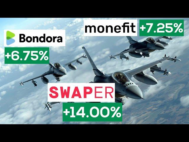 7 - 14% + Geld täglich zurück! Bondora vs Monefit vs Swaper