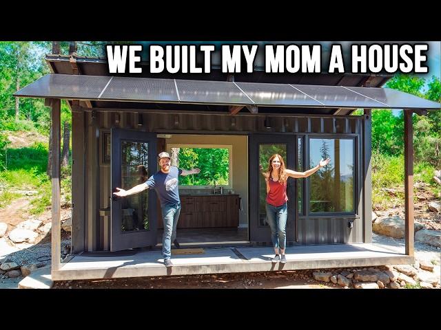 SURPRISING my Mom with her FINISHED Tiny House